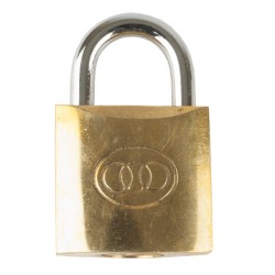 Hangslot - 20mm Koper 