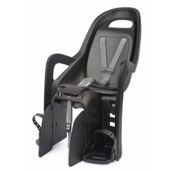 Achterzitje Polisport Groovy Maxi - Framebevestiging Zwart/Donker Grijs 