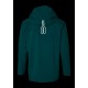 Regenjas Basil Skane - Heren Teal Green