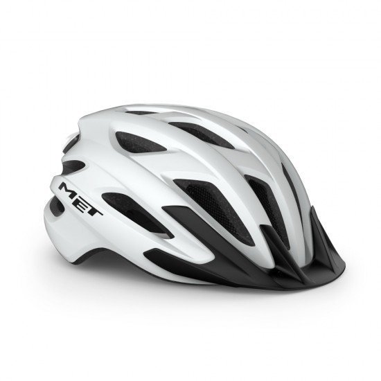 Fietshelm MET Crossover - White Matt M/L 