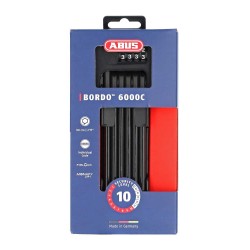 Vouwslot Abus Bordo Combo 6100 SHFL - Fidlock 90cm Code Black 