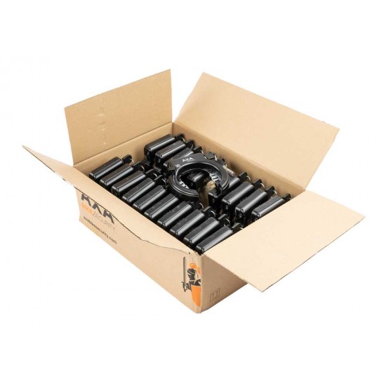 Ringslot Axa Solid Plus - Spatbordbevestiging Zwart Doos 20 Stuks 
