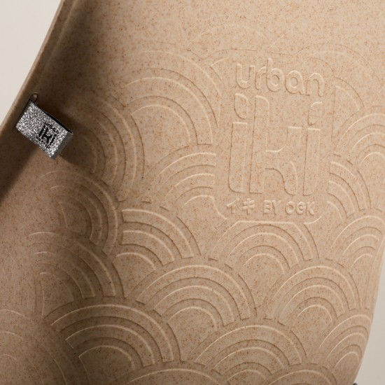 Achterzitje Urban Iki Ta-ke BIO - Framebevestiging Oishi Beige/Bincho Black 
