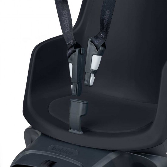 Achterzitje Bobike One Maxi - Dragerbevestiging Urban Black 