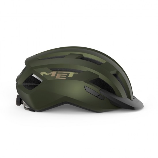 Fietshelm MET Allroad - Olive Iridescent