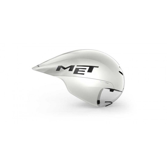 Fietshelm MET Drone Wide Body II - White Metallic