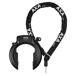 Slotset Axa Imenso L / ULC - Ringslot + Insteekketting met Tas  Zwart 