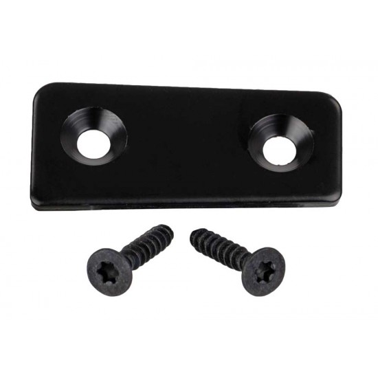 Carqon SLOTD CQ SLOTPLAAT BAKZIJDE 304X3MM RVS ZW - 