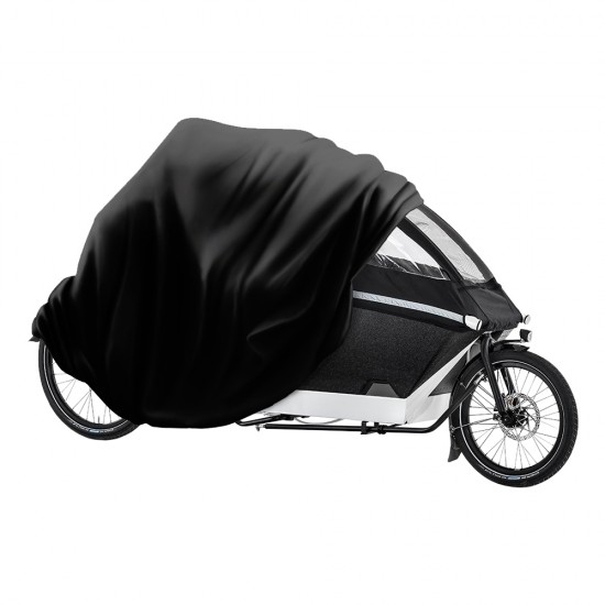 Bakfietshoes DS Covers Cargo 2WT met regentent/-huif