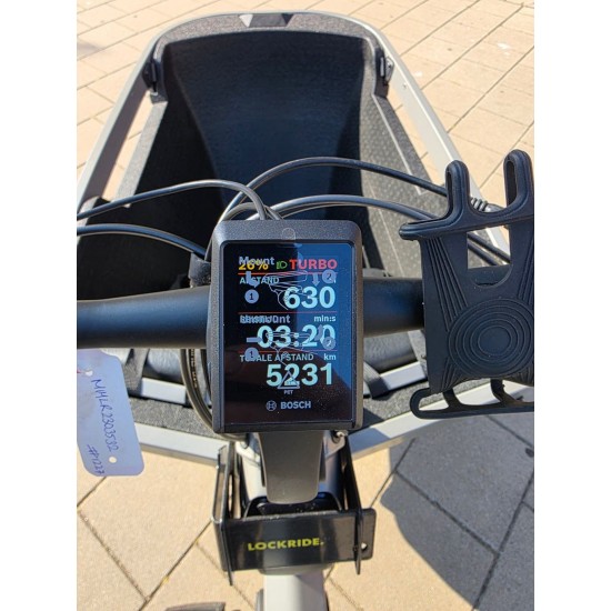 Lovens S75 Bakfiets met Lockride en 800Wh accu