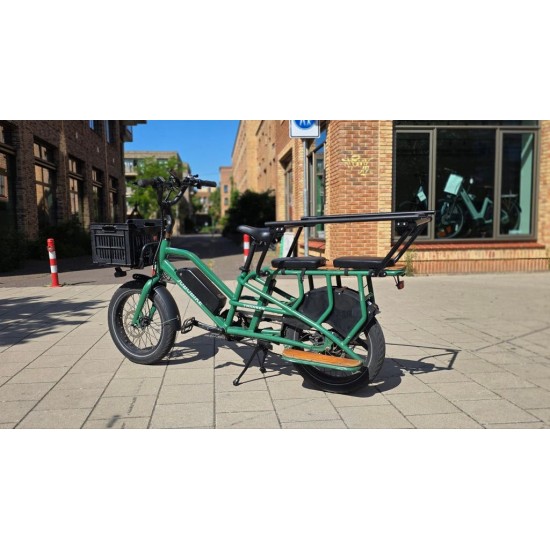 Nieuwe Jobobike Longtail Elektrische Tweelingfiets