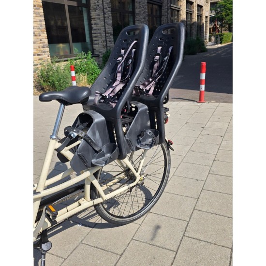 Azor Tweelingfiets Longtail fiets met 3V & 2 Yepp Zitjes