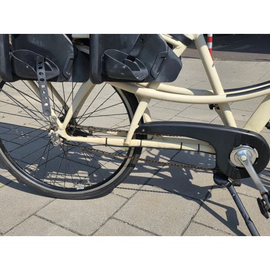 Azor Tweelingfiets Longtail fiets met 3V & 2 Yepp Zitjes
