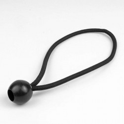 Azor Bakfiets.nl spanner elastiek met bal Zwart 25cm 6mm