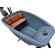 Dolly Bakfiets kussenset, model Evi, kleur cognac, 3 cm dikke skyleer bakfiets kussens