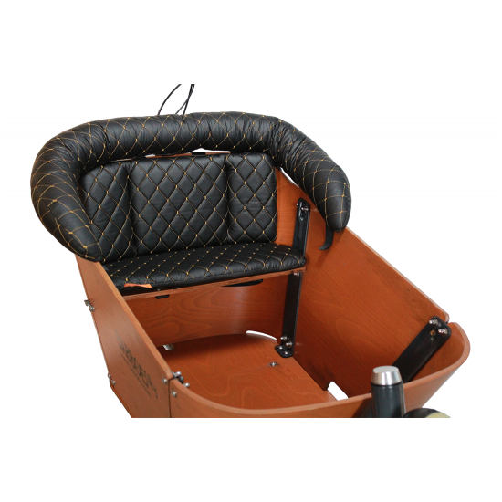 Babboe City kussenset model Capi  kleur zwart
