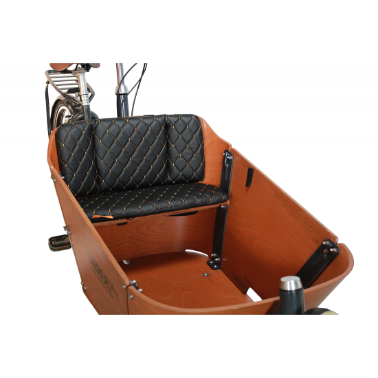 Babboe City kussenset model Capi  kleur zwart