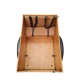 Cangoo Easy bakfiets kussenset model Capi kleur cognac