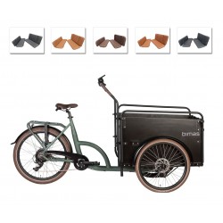 Bimas eCargo 3.3 Economy bakfiets kussenset model Capi kleur cognac