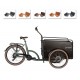 Bimas eCargo 3.3 Premium bakfiets kussenset model Evi kleur cognac