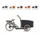 Troy Bakfiets kussenset model Evi kleur cognac
