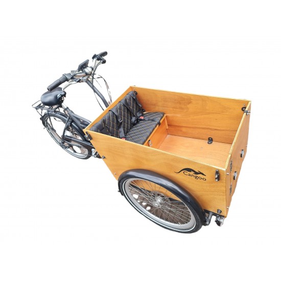 Cangoo Easy bakfiets kussenset model Capi kleur zwart