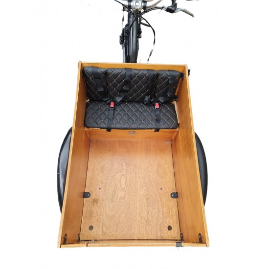 Cangoo Easy bakfiets kussenset model Capi kleur zwart