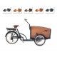 Cangoo Groovy bakfiets kussenset model Capi kleur zwart