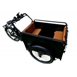 Kussenset geschikt voor Troy bakfiets model Capi kleur cognac