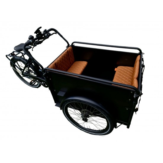 Troy bakfiets kussenset model Capi kleur cognac