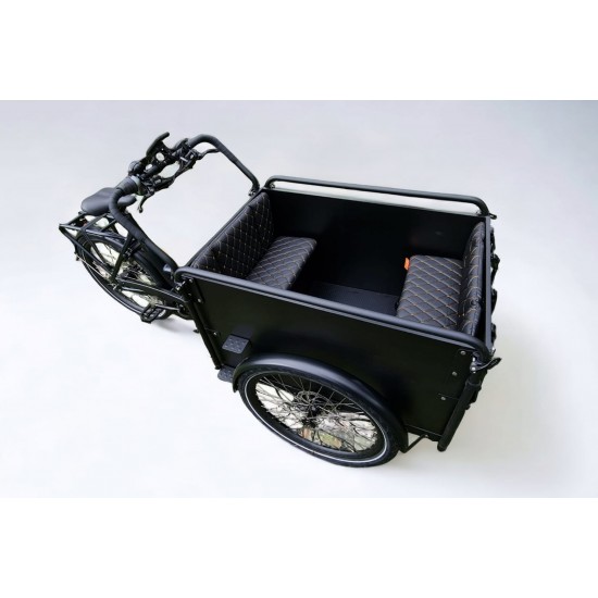 Troy bakfiets kussenset model Capi kleur zwart