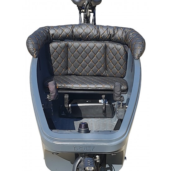 Dolly bakfiets kussenset Capi Extralux kleur zwart