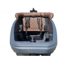 Dolly bakfiets kussenset Capi Extralux kleur donkerbruin