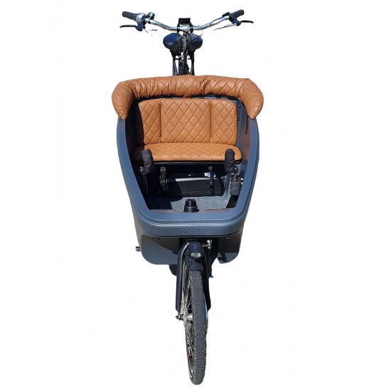 Dolly bakfiets kussenset Capi Extralux kleur cognac