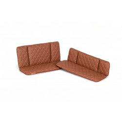 Kussenset geschikt voor Vogue Carry 2 & Superior 2 Bakfiets model Evi kleur Cognac