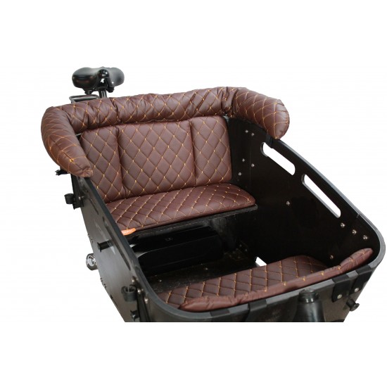 Vogue Carry 2 & Superior 2 Bakfiets kussenset model Capi kleur bruin