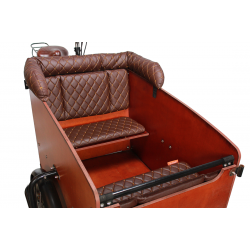 Babboe Big Bakfiets kussenset model Capi kleur donkerbruin