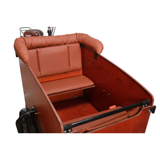 Babboe Big Bakfiets kussenset model Evi kleur cognac