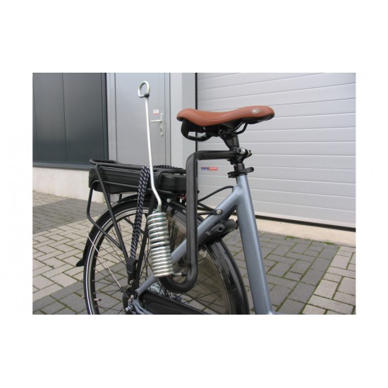 Bakfiets hondenbeugel met springveer