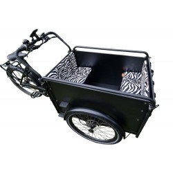 Kussenset geschikt voor Troy Bakfiets model Evi kleur zebra