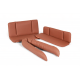 Vogue Carry 3 Bakfiets Exclusief kussenset model Evi kleur cognac