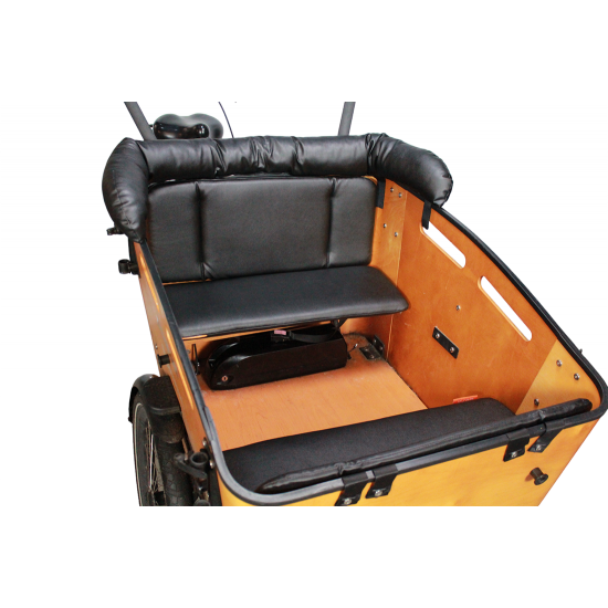 Vogue Carry 3 Bakfiets Exclusief kussenset model evi kleur zwart