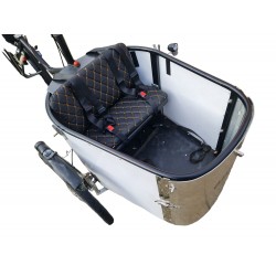 Nihola bakfiets kussenset model Capi kleur zwart