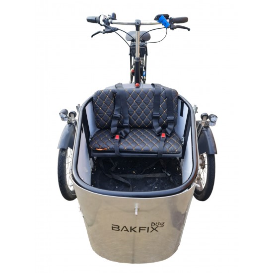Nihola bakfiets kussenset model Capi kleur zwart