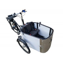 Nihola bakfiets kussenset model Capi kleur zwart