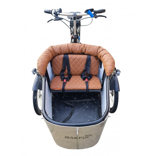 Nihola bakfiets kussenset model Capi Extralux kleur cognac