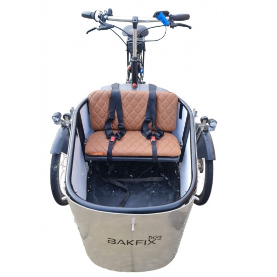 Nihola bakfiets kussenset model Capi kleur cognac