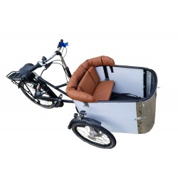 Nihola bakfiets kussenset model Evi Extralux kleur cognac