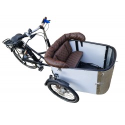 Nihola bakfiets kussenset model Capi Extralux kleur donkerbruin