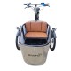 Nihola bakfiets kussenset model Evi kleur cognac